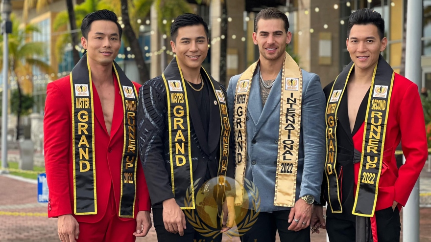 Male model finishes fourth runner-up at Mister Grand International